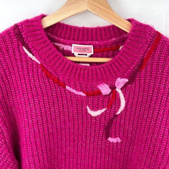 Kate Spade Wool Blend Embroidered Sweater - Picture 3 of 6
